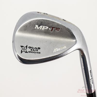 Mizuno MP-T 10 White Satin Chrome Wedge Lob LW 58° 10 Deg Bounce FST KBS Tour Steel X-Stiff Right Handed 35.75in