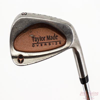 TaylorMade Burner Oversize Single Iron 8 Iron Stock Steel Shaft Steel Stiff Right Handed 36.75in