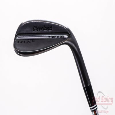 Cleveland RTX 6 ZipCore Black Satin Wedge Gap GW 52° 10 Deg Bounce Mid Dynamic Gold Spinner TI Steel Wedge Flex Right Handed 35.5in