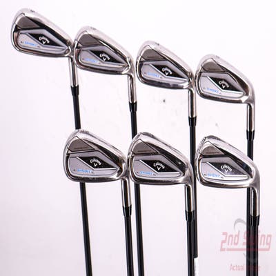 Callaway Paradym Ai Smoke HL Iron Set 5-PW AW Project X Cypher 2.0 50 Graphite Senior Right Handed 40.25in