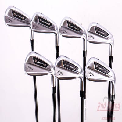 Mint Callaway Apex Ai200 Iron Set 5-PW AW Mitsubishi MMT 85 Graphite Regular Right Handed 38.25in