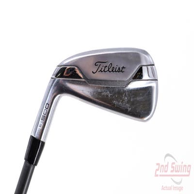 Titleist U 500 Utility Utility Iron 3 Utility 19° PX HZRDUS Smoke Black 90 Graphite X-Stiff Left Handed 39.75in