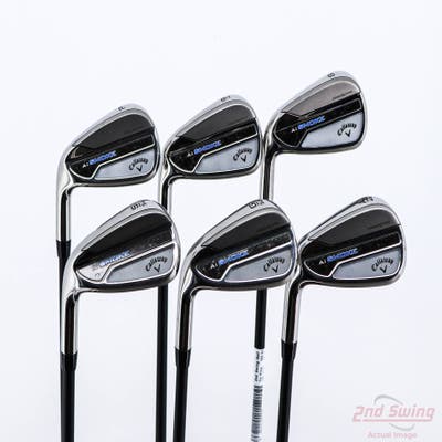 Callaway Paradym Ai Smoke Iron Set 8-PW AW GW SW Project X Cypher 2.0 50 Graphite Senior Left Handed 35.75in