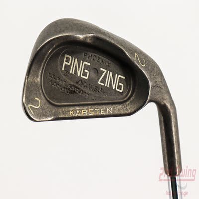 Ping Zing Single Iron 2 Iron Ping KT-M Steel Stiff Right Handed Black Dot 40.25in