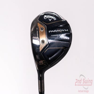 Callaway Paradym Fairway Wood 5 Wood 5W 18° PX HZRDUS Silver Gen4 60 Graphite Regular Left Handed 43.0in