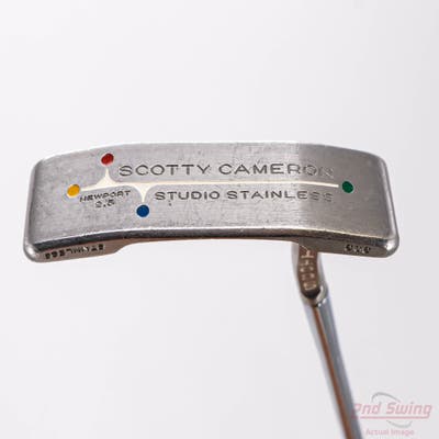 Titleist Scotty Cameron Studio Stainless Newport 2.5 Putter Steel Right Handed 34.0in