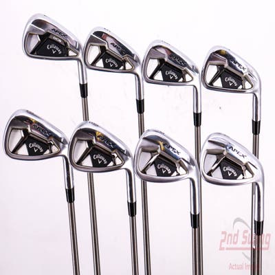 Callaway Apex 21 Iron Set 4-PW AW Aerotech SteelFiber i95 Graphite Regular Right Handed 38.5in