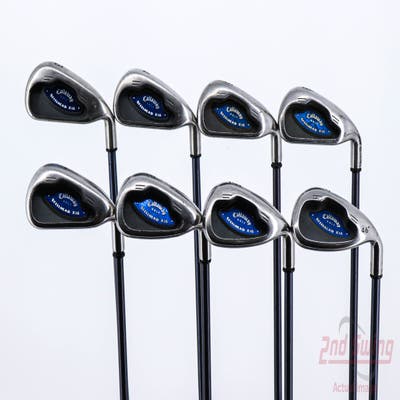 Callaway X-16 Iron Set 3-PW Callaway System CW75 Graphite Regular Right Handed 38.25in