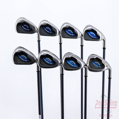 Callaway X-16 Iron Set 3-PW Callaway System CW75 Graphite Regular Right Handed 38.25in