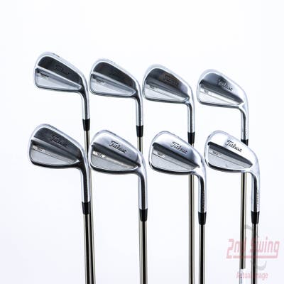 Titleist 2023 T150 Iron Set 4-PW AW UST Mamiya Recoil 95 F4 Graphite Stiff Right Handed 38.5in