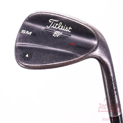 Titleist Vokey SM6 Jet Black Wedge Gap GW 52° 8 Deg Bounce F Grind SM6 BV Steel Wedge Flex Right Handed 36.0in