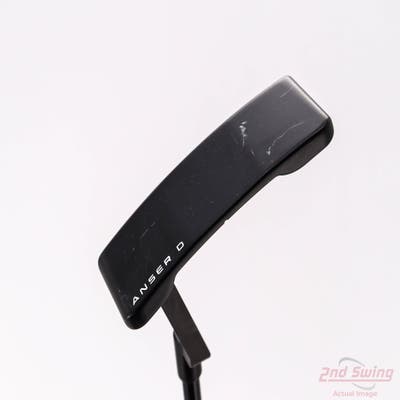 Ping PLD Milled Anser D Matte Black Putter Slight Arc Graphite Left Handed Black Dot 34.5in