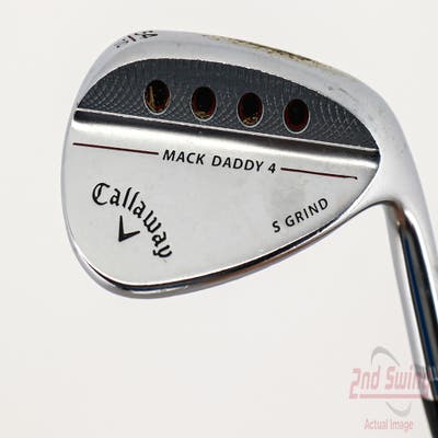 Callaway Mack Daddy 4 Chrome Wedge Sand SW 54° 10 Deg Bounce S Grind Dynamic Gold Tour Issue S200 Steel Stiff Right Handed 35.25in