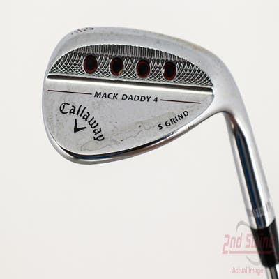 Callaway Mack Daddy 4 Chrome Wedge Lob LW 60° 10 Deg Bounce S Grind Dynamic Gold Tour Issue S200 Steel Stiff Right Handed 35.0in