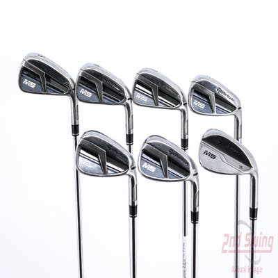 TaylorMade M5 Iron Set 5-PW AW True Temper XP 100 Steel Stiff Right Handed 38.75in