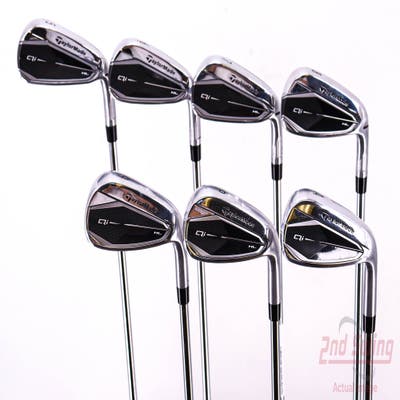 TaylorMade Qi HL Iron Set 5-PW AW FST KBS MAX Lite Steel Regular Right Handed 38.5in