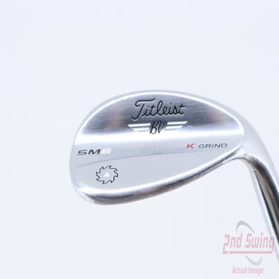 Titleist Vokey SM6 Tour Chrome Wedge Lob LW 58° 12 Deg Bounce K Grind SM6 BV Steel Wedge Flex Right Handed 36.5in