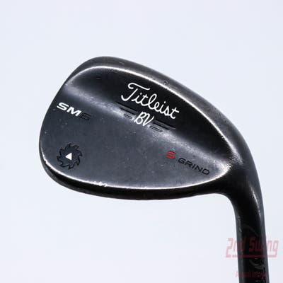 Titleist Vokey SM6 Jet Black Wedge Sand SW 56° 10 Deg Bounce S Grind SM6 BV Steel Wedge Flex Right Handed 35.5in