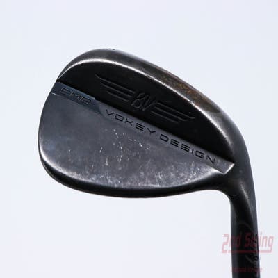 Titleist Vokey SM8 Jet Black Wedge Sand SW 56° 10 Deg Bounce S Grind Stock Steel Shaft Steel Wedge Flex Right Handed 35.25in