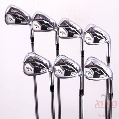 Callaway Apex 19 Iron Set 5-PW AW Project X Catalyst 55 Graphite Senior 37.75in