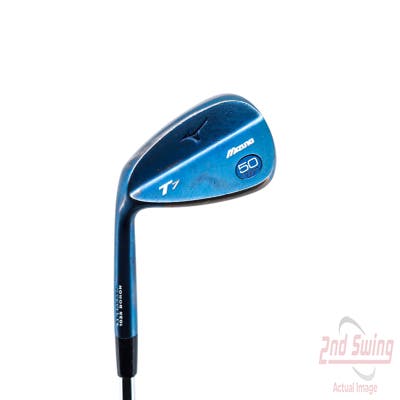 Mizuno T7 Blue Ion Wedge Gap GW 50° 7 Deg Bounce True Temper Dynamic Gold Steel Wedge Flex Left Handed 35.5in