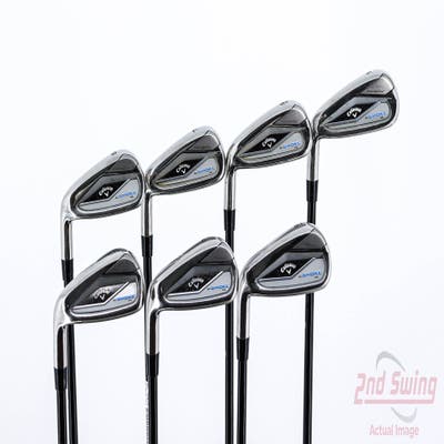 Callaway Paradym Ai Smoke HL Iron Set 5-PW AW Mitsubishi MMT 85 Graphite Regular Left Handed 39.25in