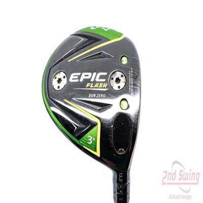 Callaway EPIC Flash Sub Zero Fairway Wood 3+ Wood 13.5° PX HZRDUS Smoke Black 70 Graphite Stiff Right Handed 43.5in