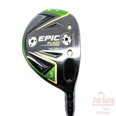 Callaway EPIC Flash Sub Zero Fairway Wood 5 Wood 5W 18° PX HZRDUS Smoke Black 70 Graphite Stiff Right Handed 42.75in