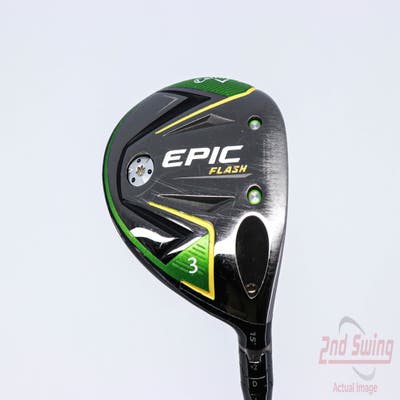 Callaway EPIC Flash Fairway Wood 3 Wood 3W 15° Project X EvenFlow Green 55 Graphite Senior Right Handed 43.0in