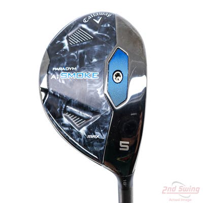 Mint Callaway Paradym Ai Smoke Max Fairway Wood 5 Wood 5W 18° Fujikura Ventus TR Blue VC 6 Graphite Stiff Right Handed 42.75in