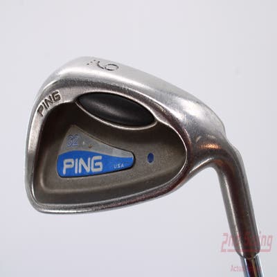 Ping G2 Single Iron 9 Iron Stock Steel Shaft Steel Stiff Right Handed Blue Dot 36.0in