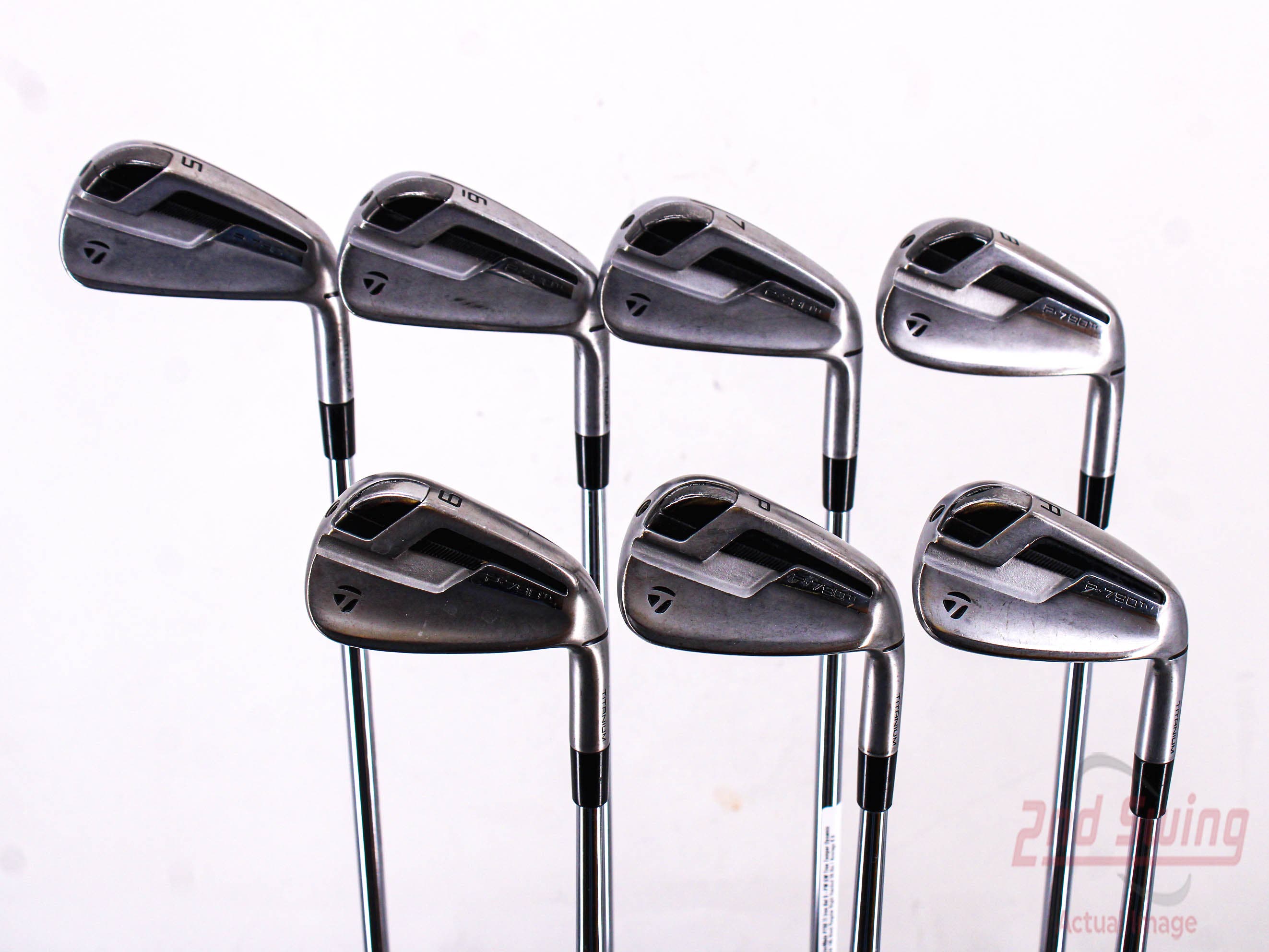 TaylorMade P790 TI Iron Set 5-PW GW True Temper Dynamic Gold 105 Steel  Regular Right Handed 38.0in