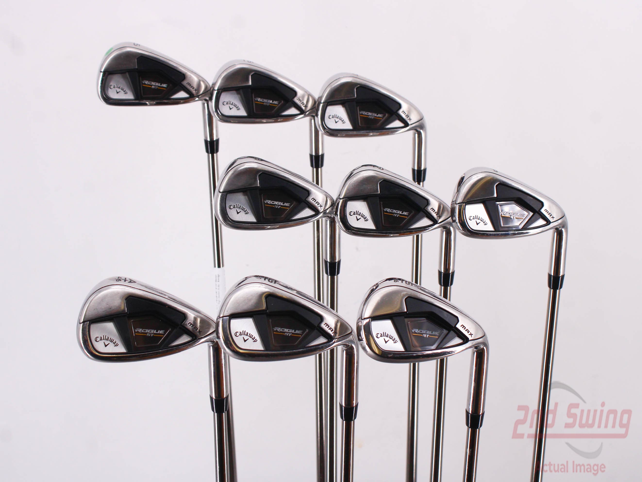 Callaway Rogue ST Max Iron Set 5-PW GW SW LW UST Mamiya Recoil ESX 460 F2  Graphite Senior Right Handed 39.0in