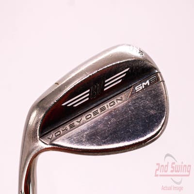 Titleist Vokey SM8 Brushed Steel Wedge Lob LW 58° 8 Deg Bounce M Grind Titleist Vokey BV Steel Wedge Flex Left Handed 35.5in