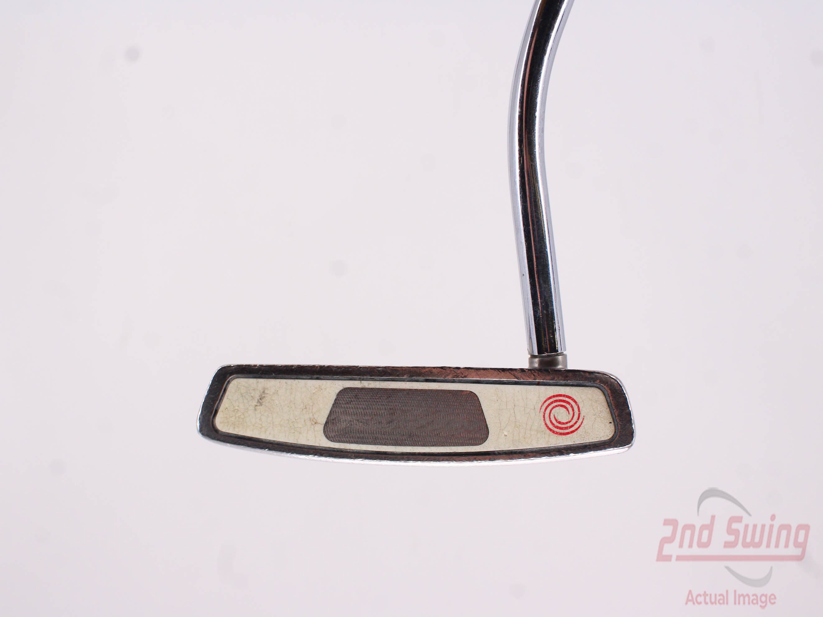 Odyssey White Steel 2-Ball Blade Putter Slight Arc Steel Right Handed 33.0in