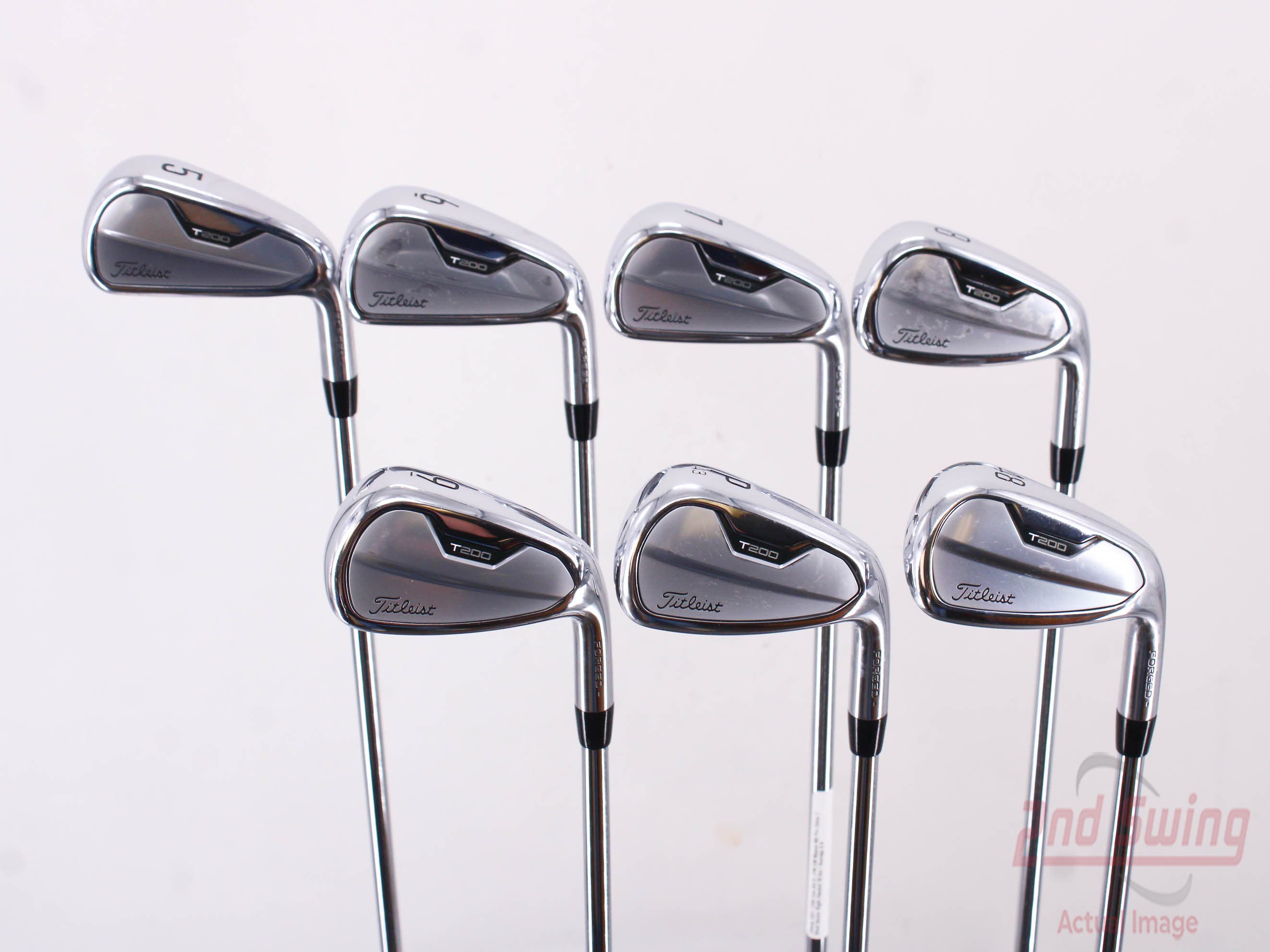 Titleist 2021 T200 Iron Set 5-PW GW Nippon NS Pro Zelos 7 Steel Senior  Right Handed 38.5in