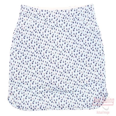 New Womens Peter Millar Golf Skort X-Small XS Blue Multi MSRP $110