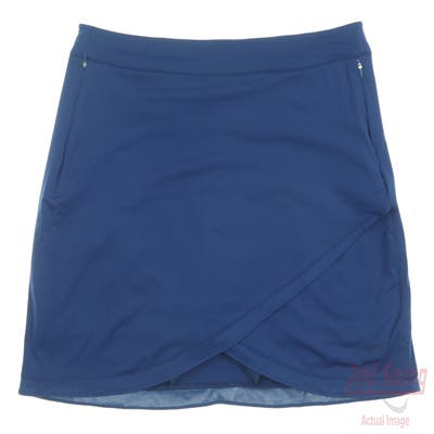 New Womens Peter Millar Golf Skort Large L Navy Blue MSRP $99