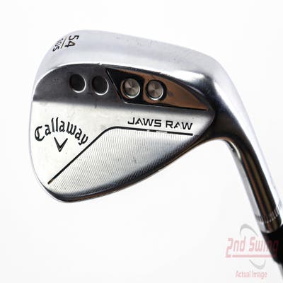 Callaway Jaws Raw Chrome Wedge Sand SW 54° 10 Deg Bounce S Grind Dynamic Gold Spinner TI 115 Steel Wedge Flex Right Handed 35.25in