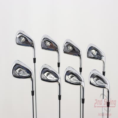 Titleist T200 Iron Set 4-PW AW True Temper AMT Black S300 Steel Stiff Right Handed 38.25in