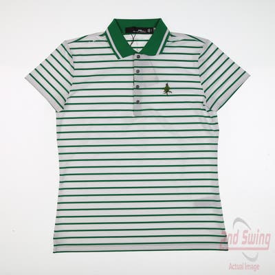 New W/ Logo Womens Ralph Lauren RLX Polo Small S Green MSRP $110