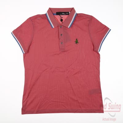 New W/ Logo Womens Ralph Lauren RLX Polo Medium M Pink MSRP $110