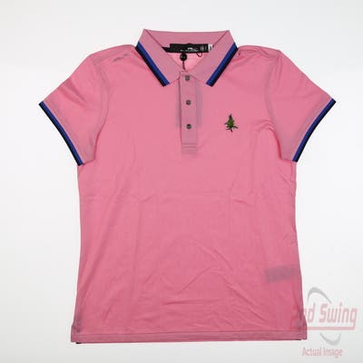 New W/ Logo Womens Ralph Lauren RLX Polo Small S Pink MSRP $110