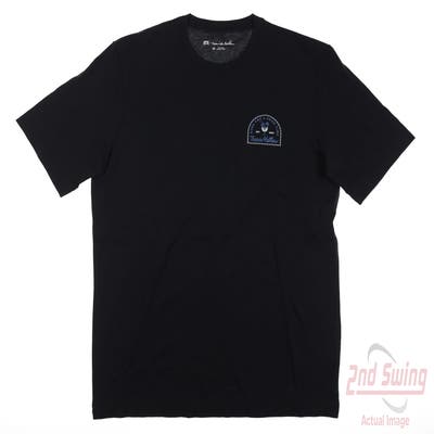 New Mens Travis Mathew Packed Lunch T-Shirt Medium M Black MSRP $45