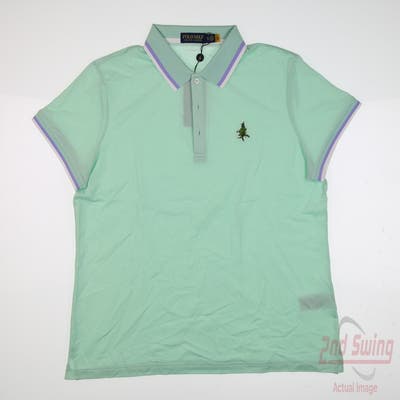 New W/ Logo Womens Ralph Lauren Polo X-Large XL Green MSRP $107