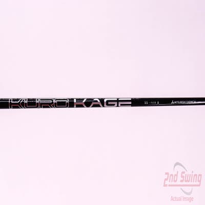 Used W/ Titleist Adapter Mitsubishi Rayon Kuro Kage Black 55g Fairway Shaft Senior 41.75in