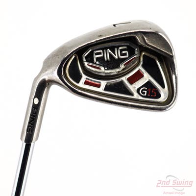 Ping G15 Single Iron 7 Iron Ping AWT Steel Stiff Left Handed White Dot 38.5in