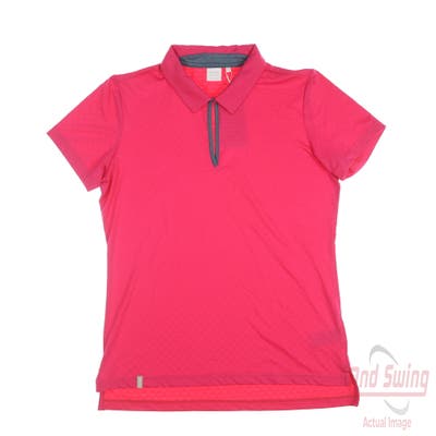 New Womens Ping Golf Polo Large L (Size: 10) Pink MSRP $75