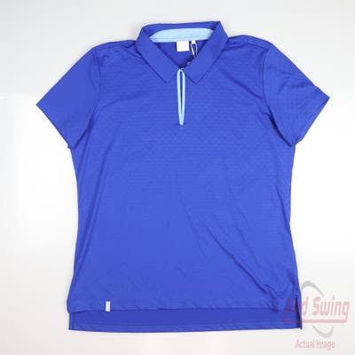 New Womens Ping Golf Polo X-Large XL (Size: 16) Blue MSRP $75