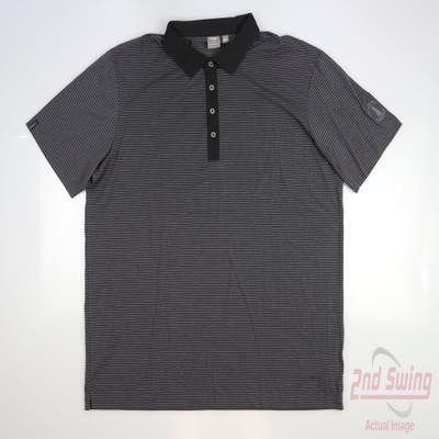 New W/ Logo Mens Ping Golf Polo X-Large XL Gray MSRP $80